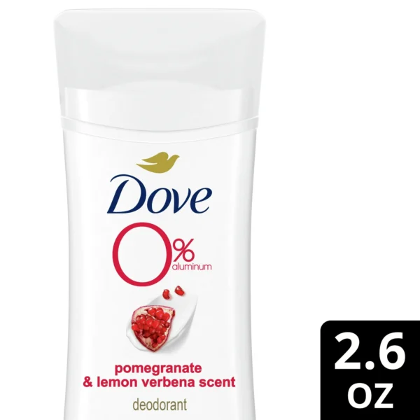 Desodorante Dove 0% Alumínio Romã e Limão Verbena Scent 74g - Imagem 4