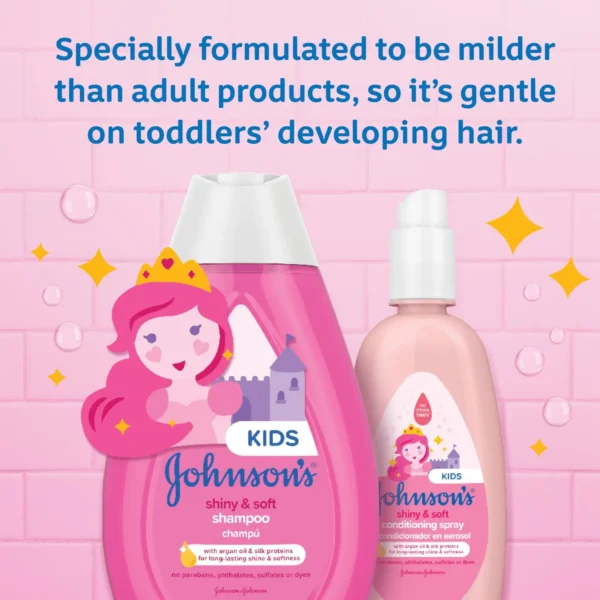 Johnson'S Shiny & Soft Condicionador Spray 295ml - Imagem 3