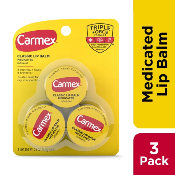Carmex Classic Medicated Latinha Kit Com 3