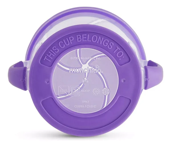 Porta Snack Container Munchkin Kit 2 Rosa E Roxo - Imagem 3