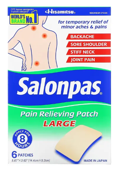 Salonpas Grande 6 Adesivos