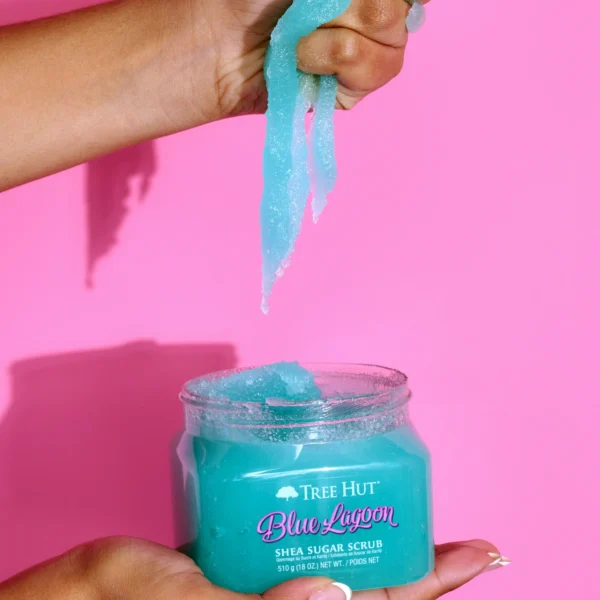 Tree Hut Blue Lagoon Shea Sugar Esfoliante & Hidratante 510g - Imagem 3