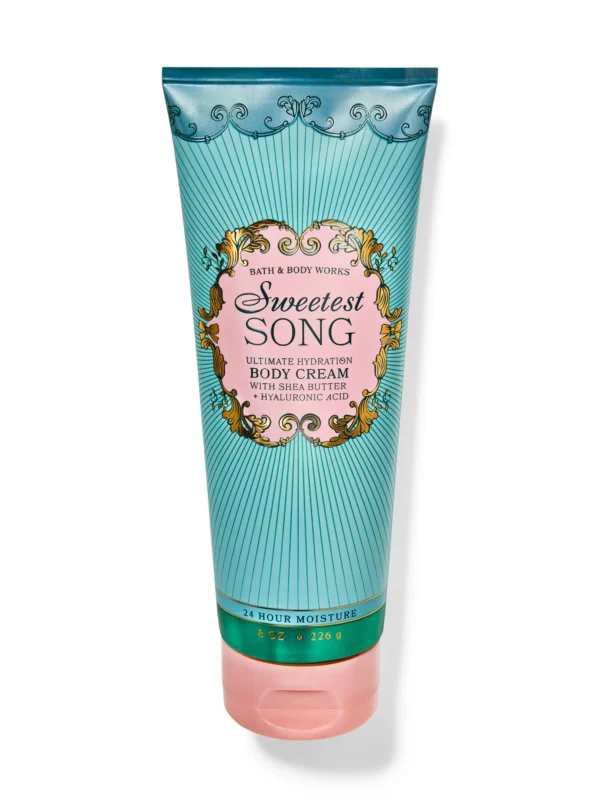 Body Cream com shea butter + acido hialuronico Sweetest Song 226g