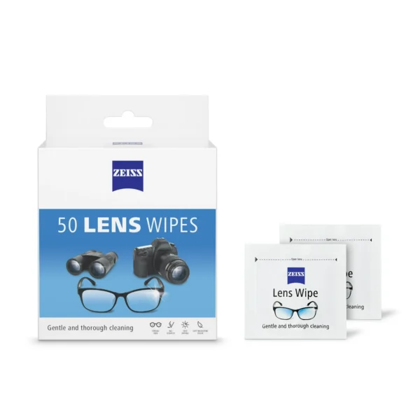 Lenços de limpeza de lente Zeiss 50 unidades