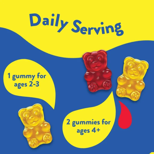 Multivitaminico Kids L'il Critters 70 gummies sabor frutas - Imagem 3