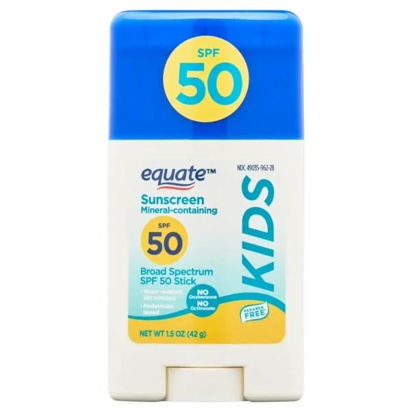 Protetor solar SPF 50 Equate Kids Stick 42g