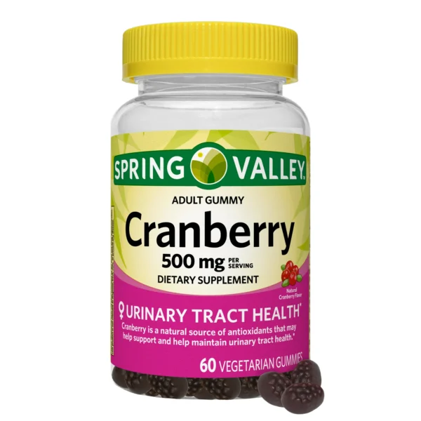 Cranberry 500mg 60 gummies