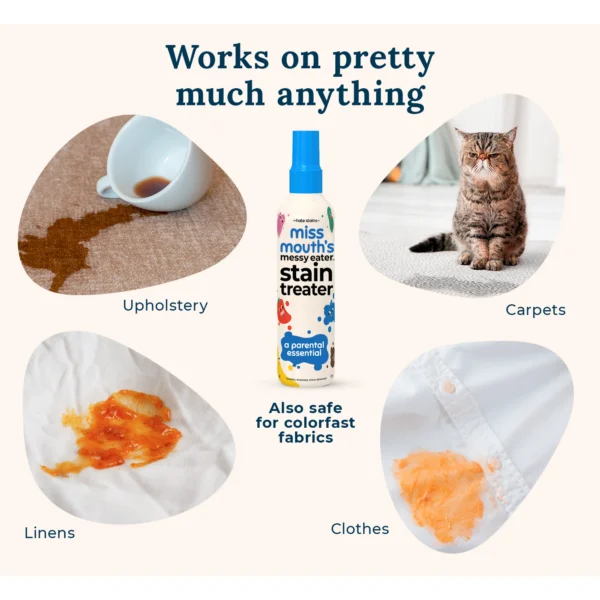 Miss Mouth’s Messy Eater Stain Spray removedor de manchas 120ml - Imagem 4