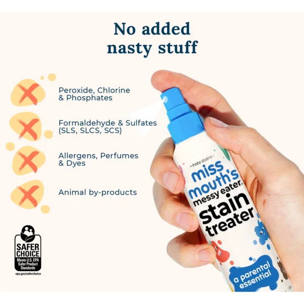 Miss Mouth’s Messy Eater Stain Spray removedor de manchas 120ml - Imagem 3