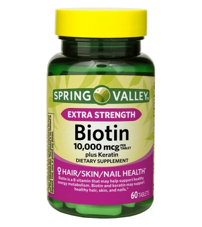 Spring-Valley-Extra-Strength-Biotin-Plus-Keratin-Tablets-Dietary-Supplement-10-000-Mcg-60-Count_88b3364a-9162-4355-a427-62247d22bf4c.0ff2734fa8e96a88e30c3c1e11d22fe9.jpeg