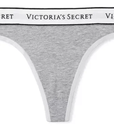 Victoria's Secret Calcinha Fio Dental Cinza M