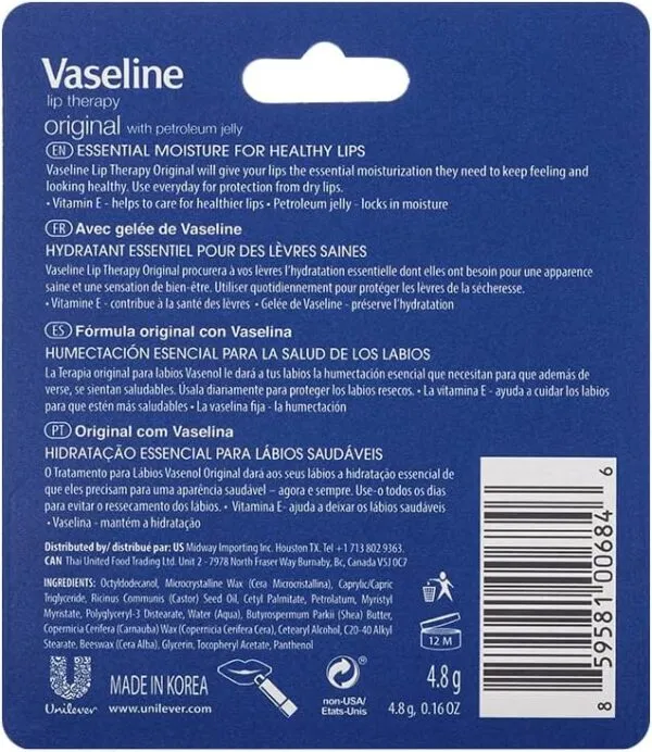 Vaselina Lip Balm Stick 4.8g - Imagem 3
