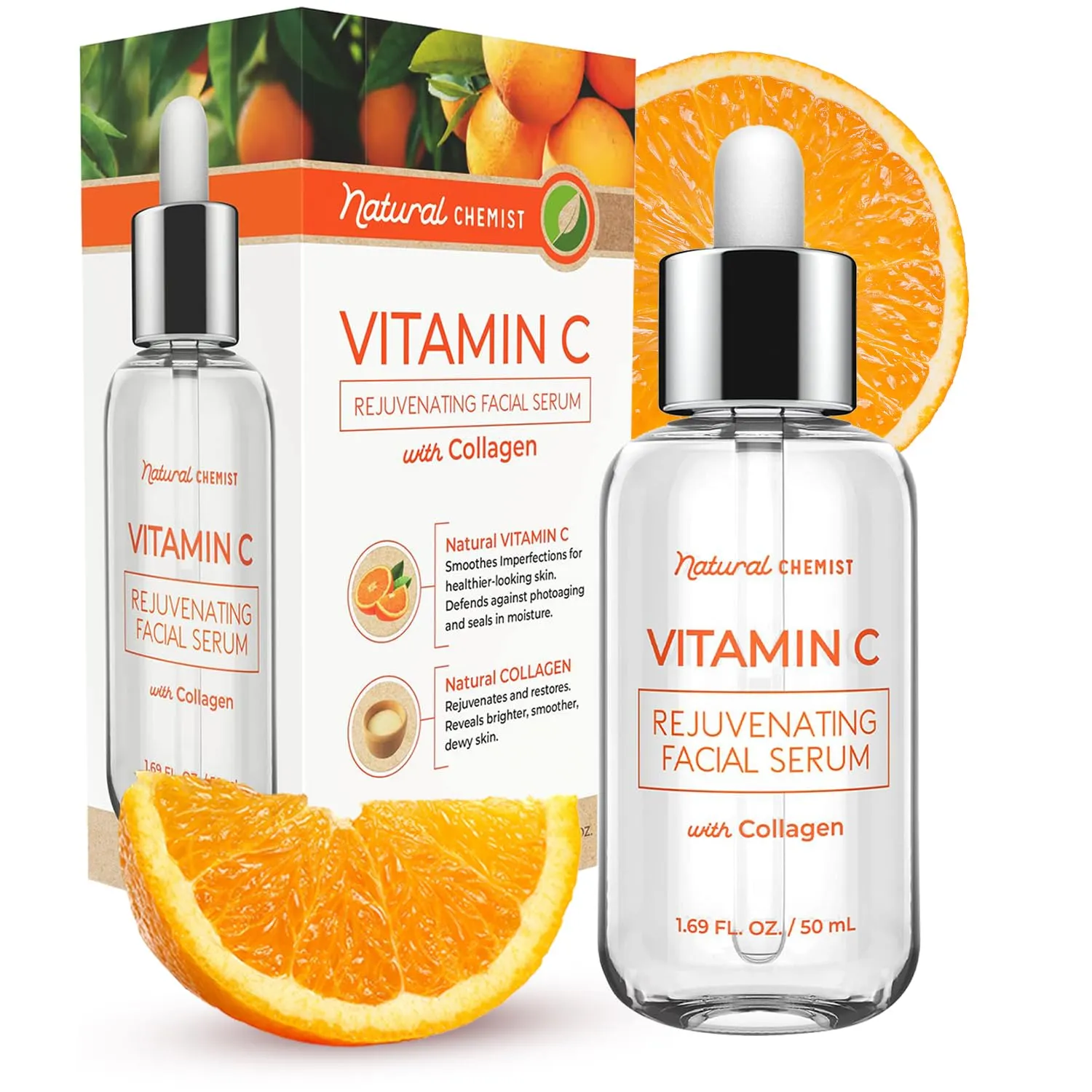 Vitamina C + Colágeno Serum 50ml Natural Chemist