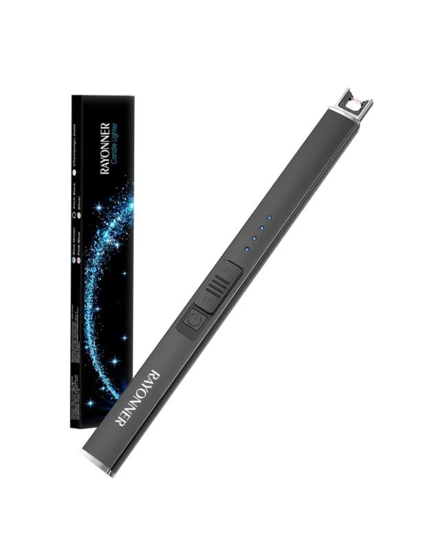 Acendedor de vela sem chama, recarregável USB