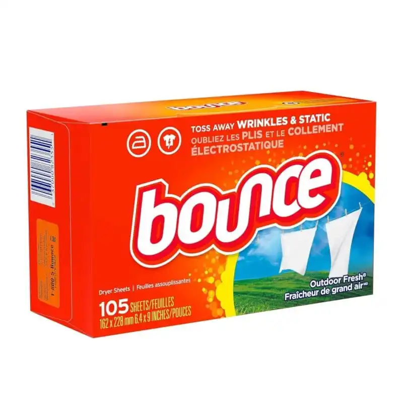 Bounce lenços para secadora 105 folhas