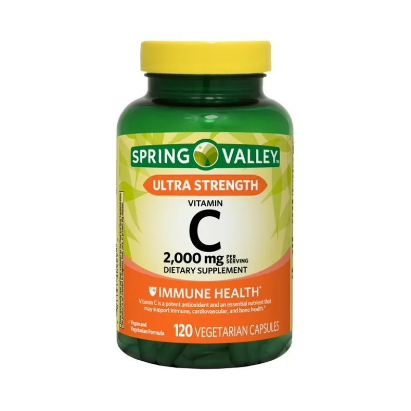 C Vitamina 2,000mg Spring Valley 120 Cápsulas