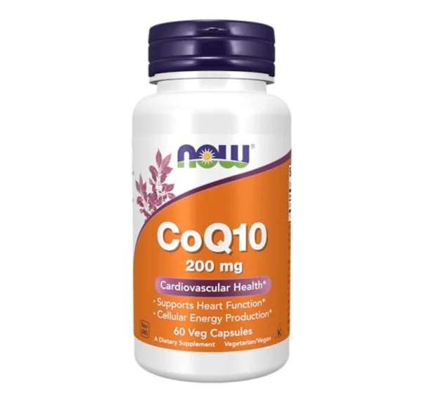 CoQ10 200mg Now Suplementos 60 Softgel