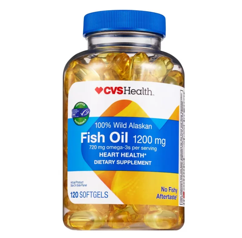 Fish Oil 1200mg, 720mg Omega 3 CVS, 120 Softgels