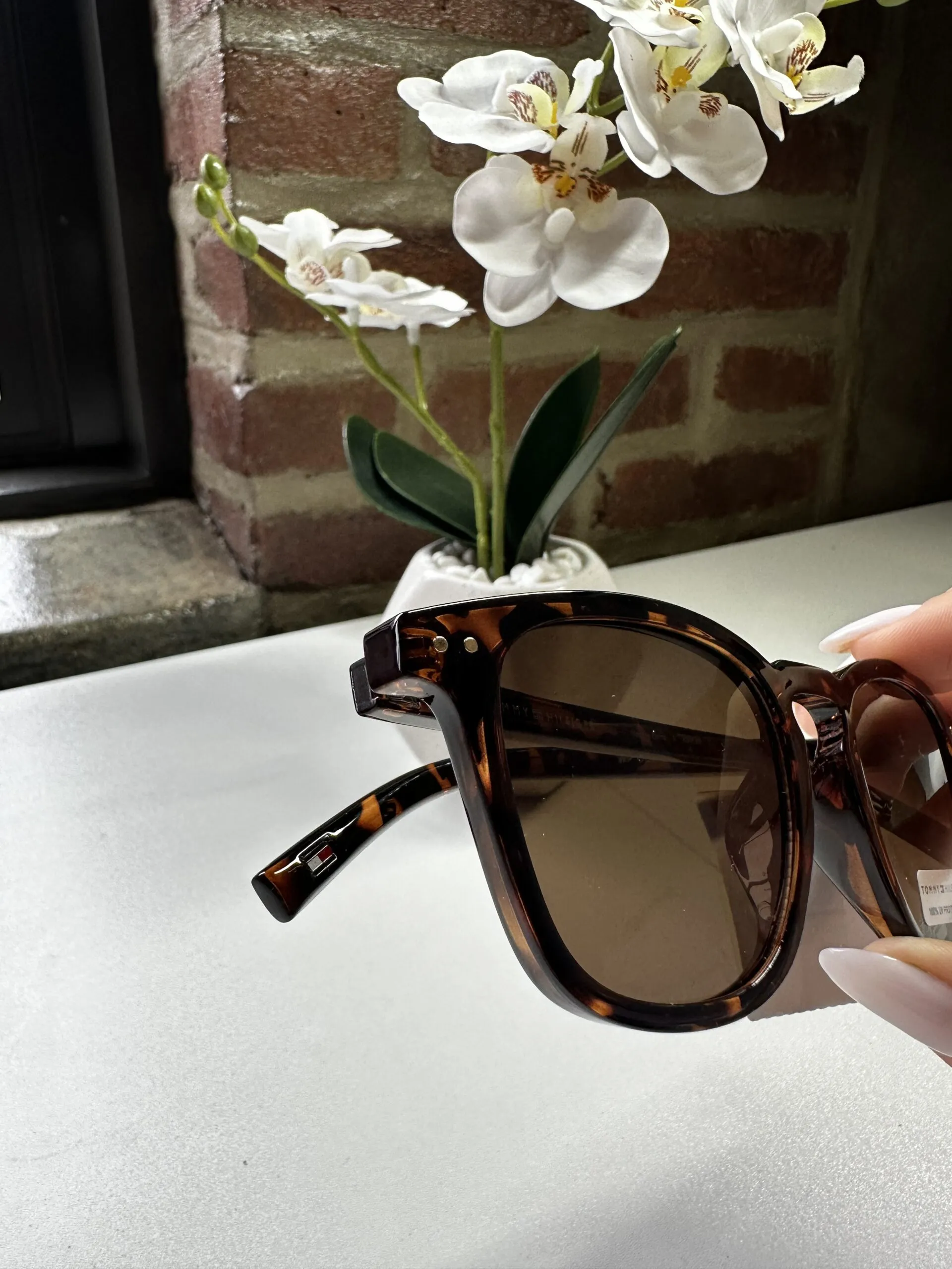 Óculos feminino Tommy Hilfiger marrom tartaruga #23 - Imagem 3