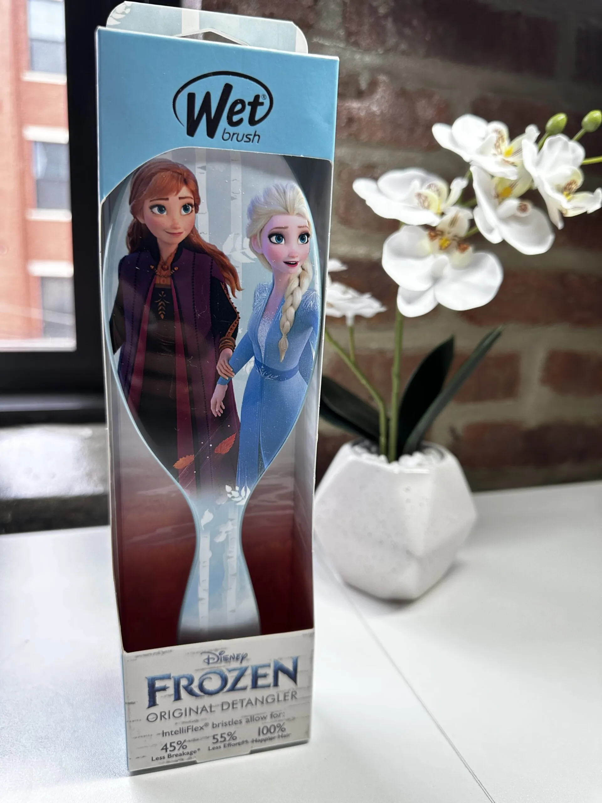 Escova Cabelo Wet Brush frozen Anna & Elsa - Imagem 3