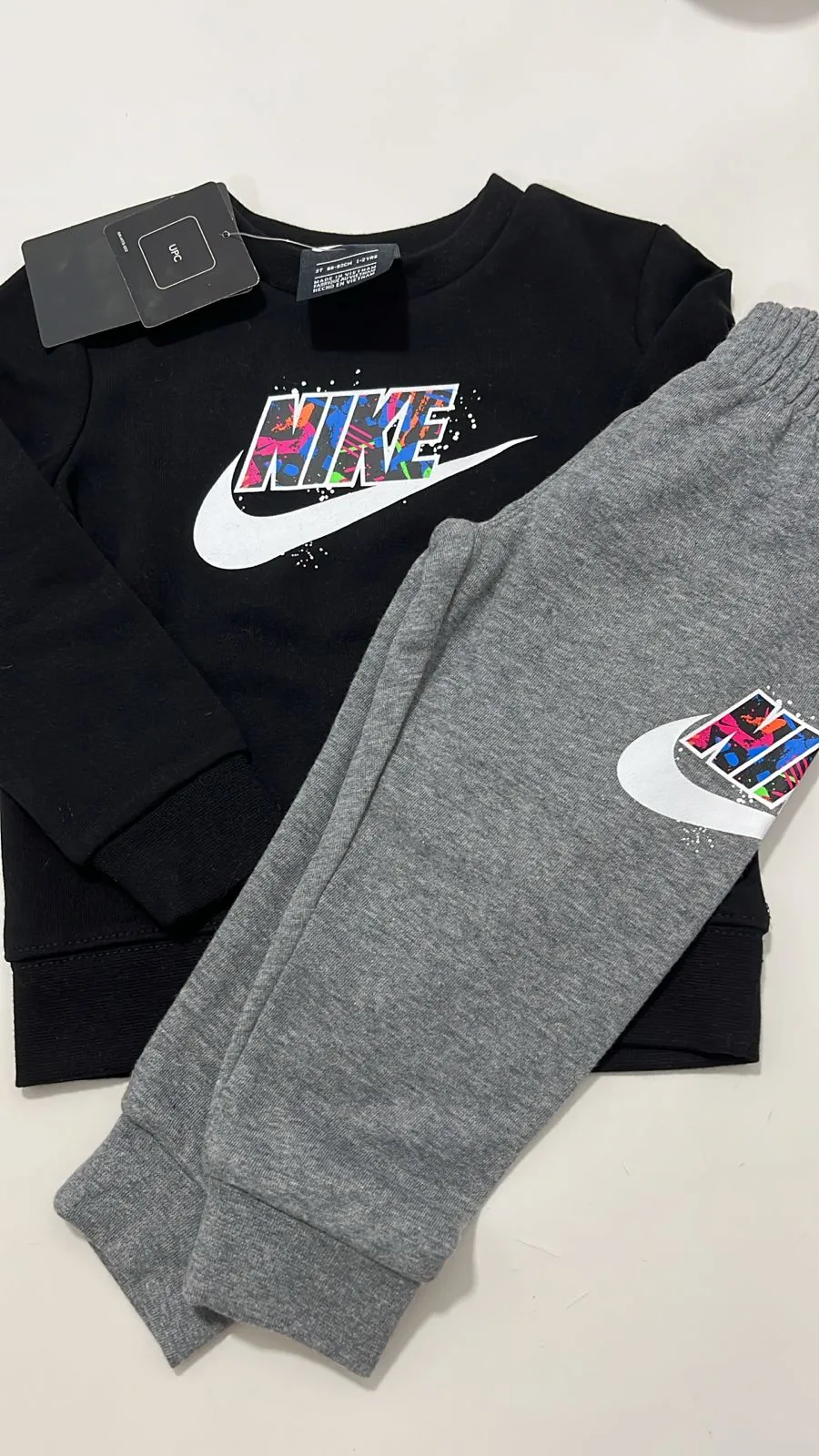 Conjunto Nike moleton + calça 1-2T