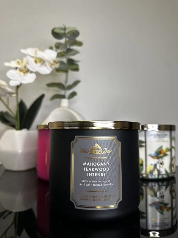 Vela Mahogany Teakwood Intense 411g - Imagem 2