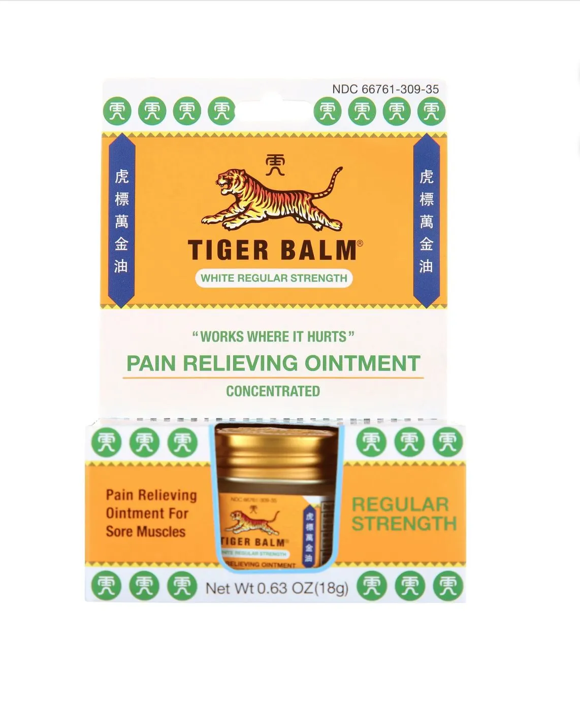 Tiger Balm Regular Concentrado Pomada 18g
