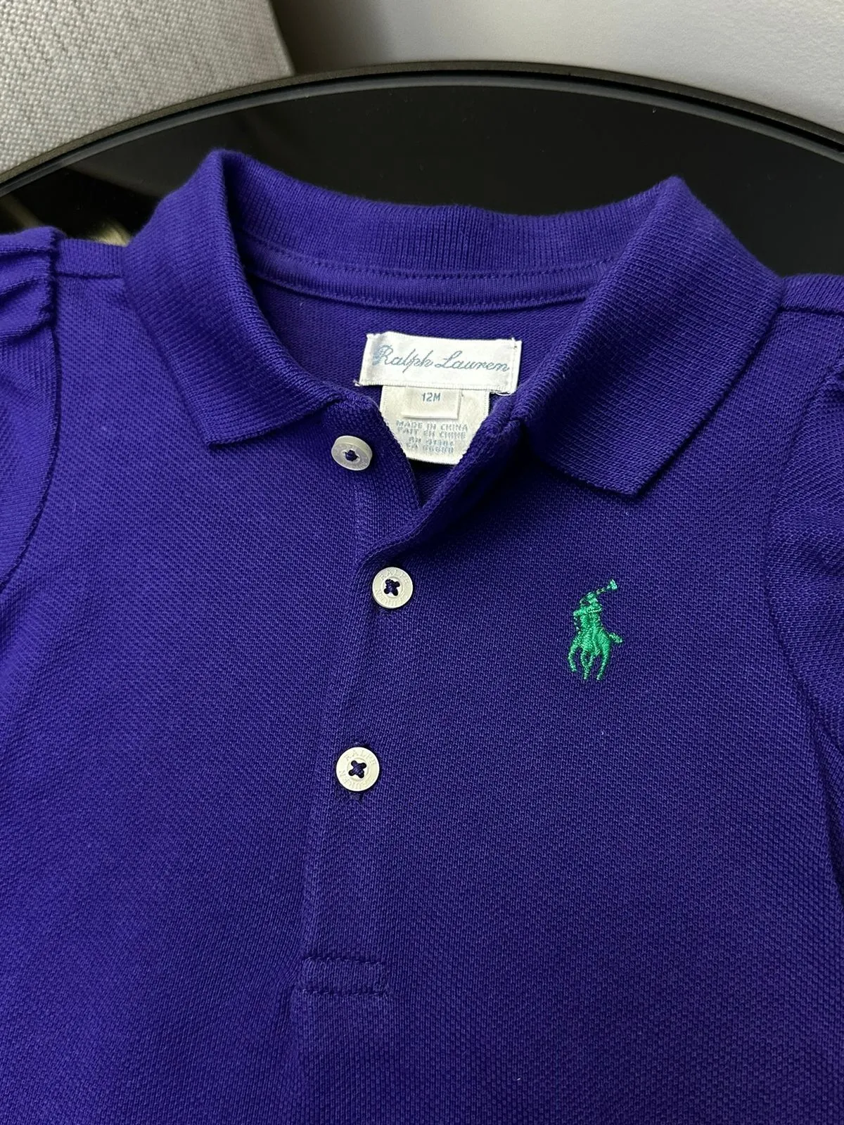 Vestido Ralph Lauren + calcinha 12 meses - Imagem 2