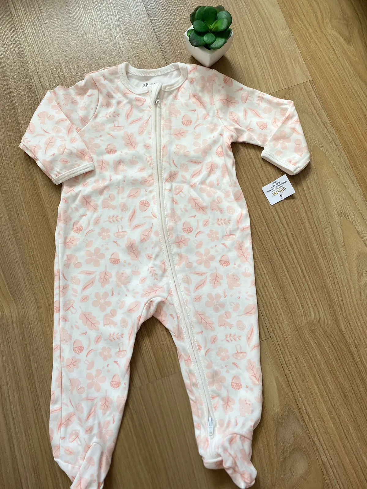 Macacão Little Me algodão pima 6 meses