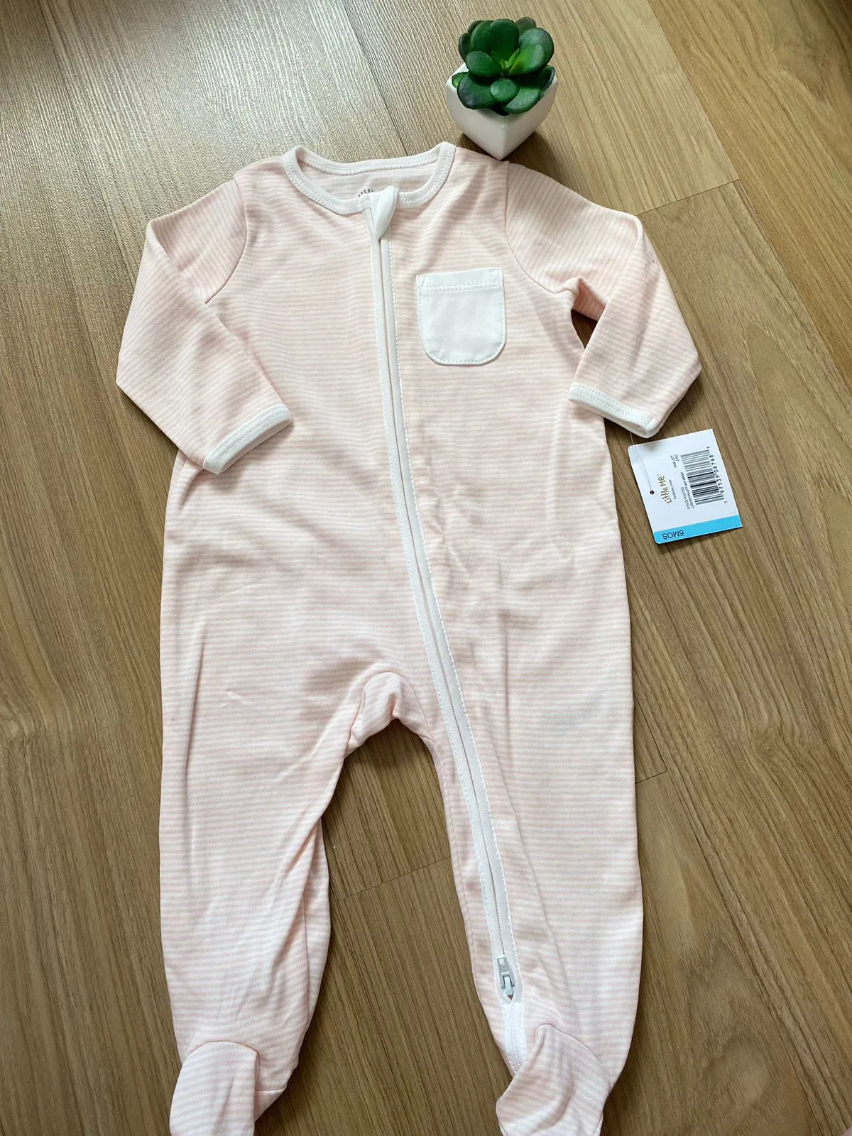 Macacão Little Me algodão pima 6 meses