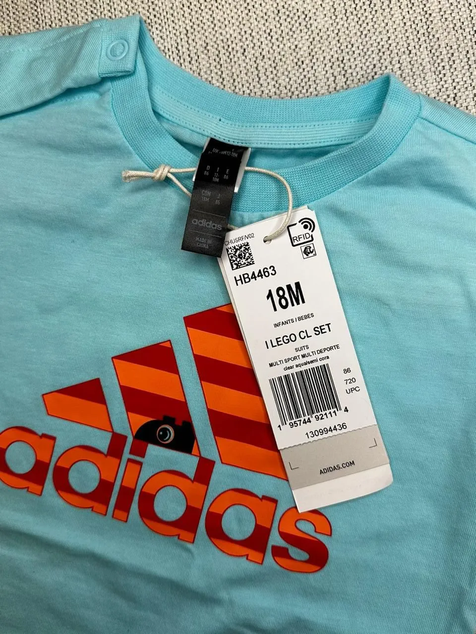 Conjunto Adidas & Lego 18 meses - Imagem 2