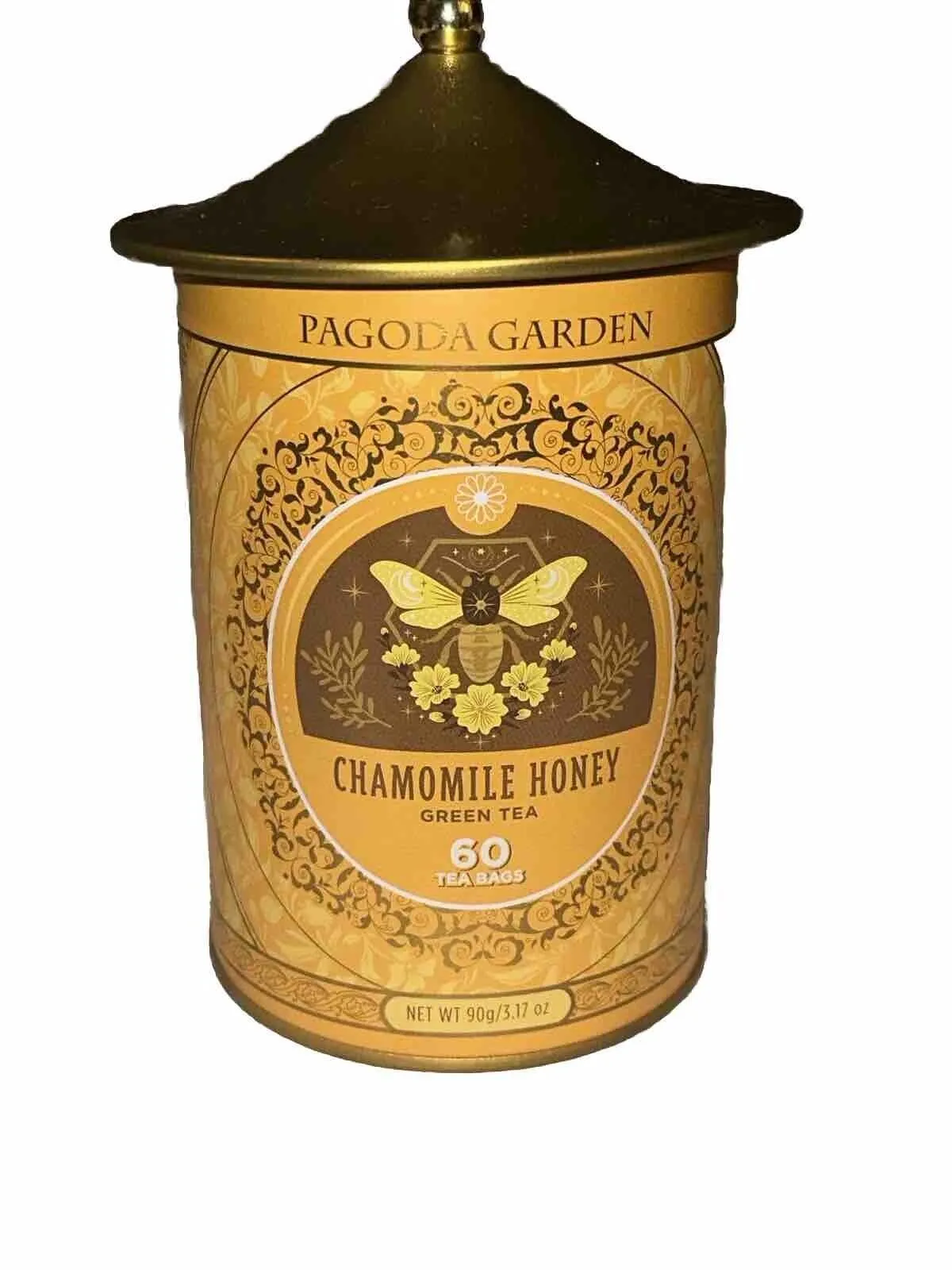Chá Pagoda Garden Lata Chamomile Honey 90g 60 Unidades