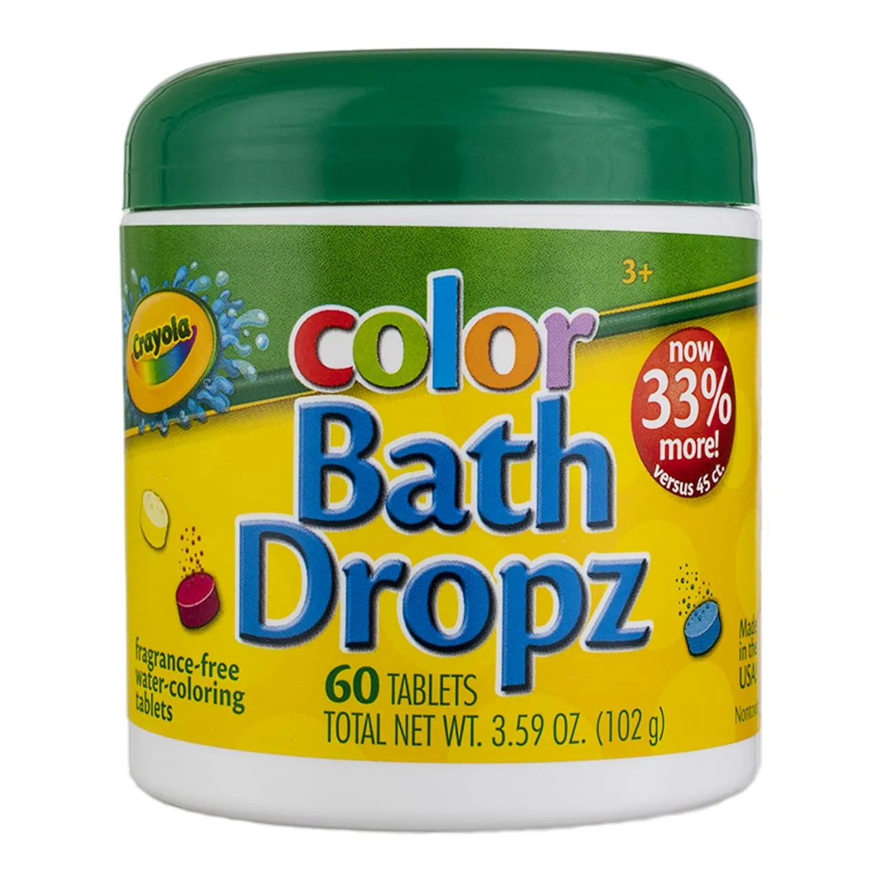 Crayola Bath Dropz Color 60 tablets 120g