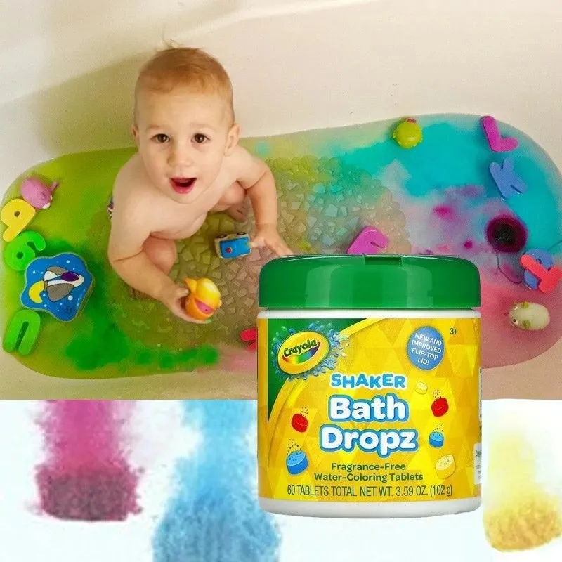 Crayola Bath Dropz Color 60 tablets 120g - Imagem 3