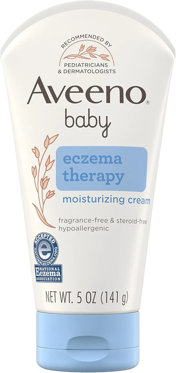 Aveeno Baby Therapy Eczema creme hidratante com Vitamina B5 e aveia 141g