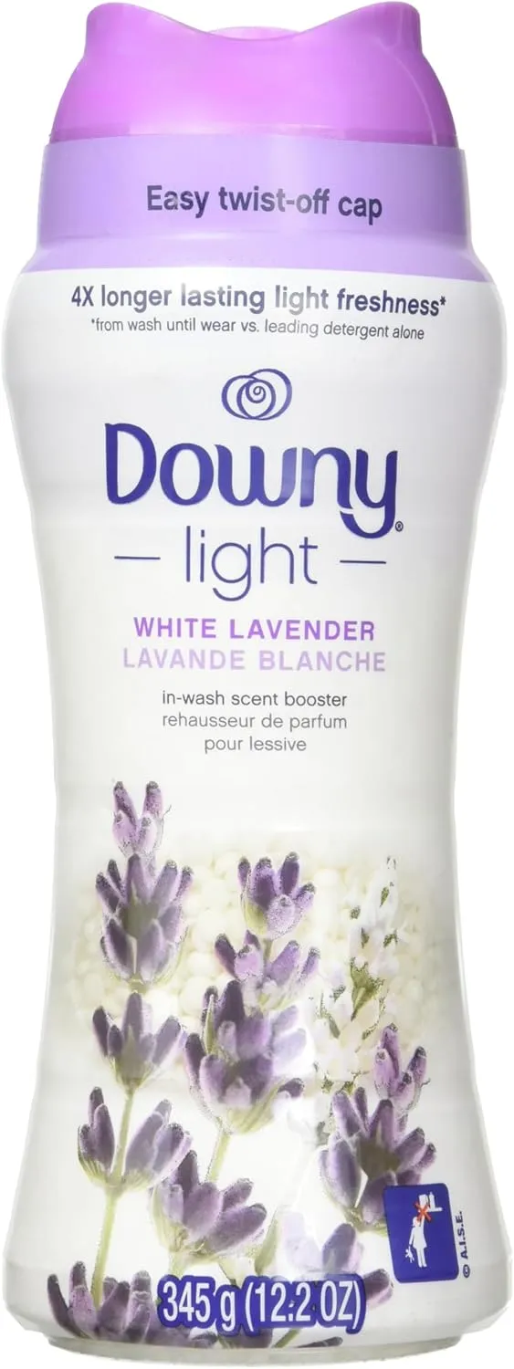 Downy Light perolas perfumadas para lavar roupa, lavanda 345g