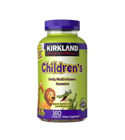 Multivitaminico Kids Kirkland 160 gummies sabor frutas